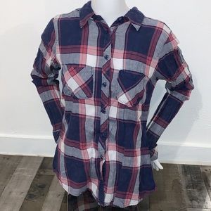 Maurices Plaid Button Up Flannel